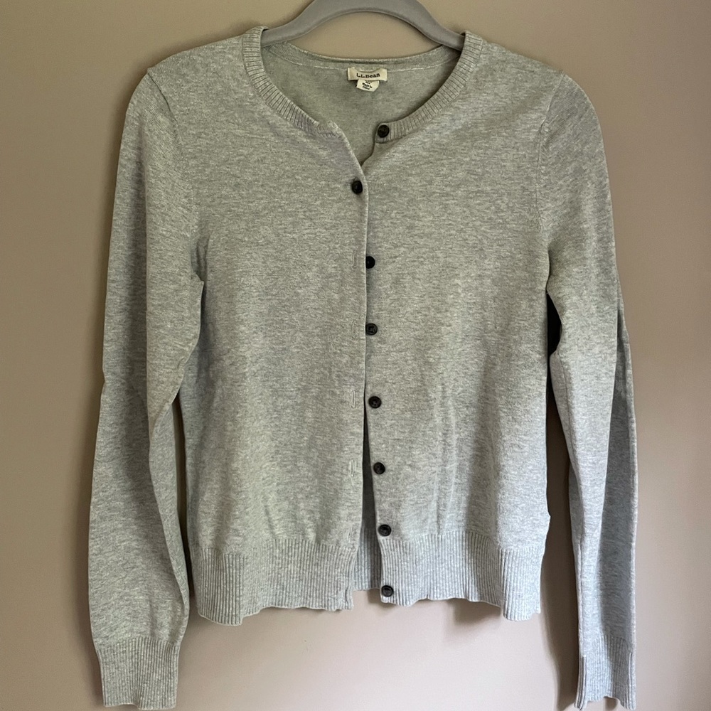 LL Bean Supima Cotton Cardigan